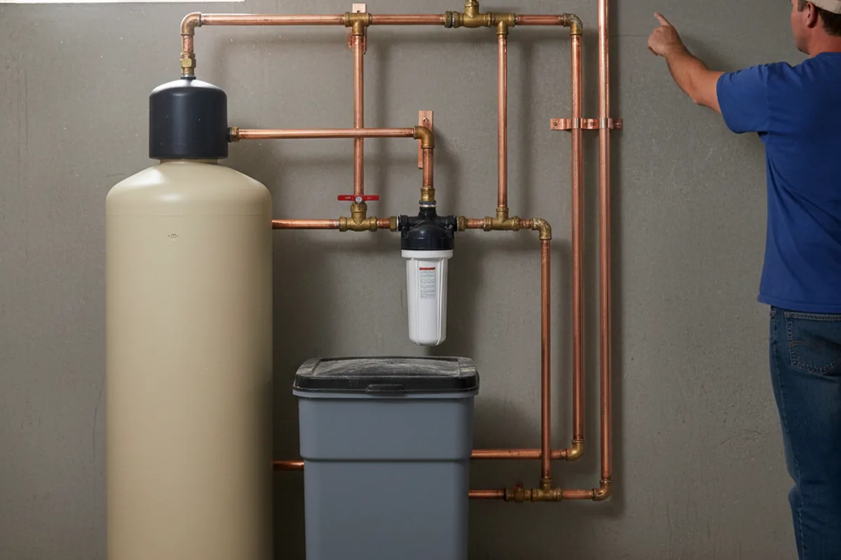 Whole-house water treatment system installed in Fennville